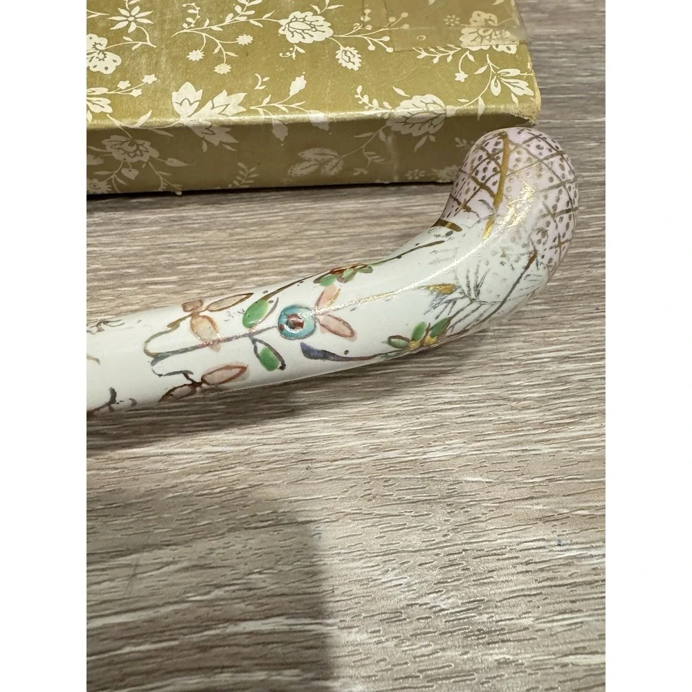 Vintage Sheffield Porcelain Handle Cake Knife brides Knife